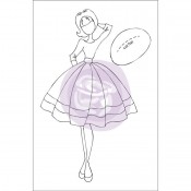 (Pre-Order) Mixed Media Doll Cling Stamp - Audrey